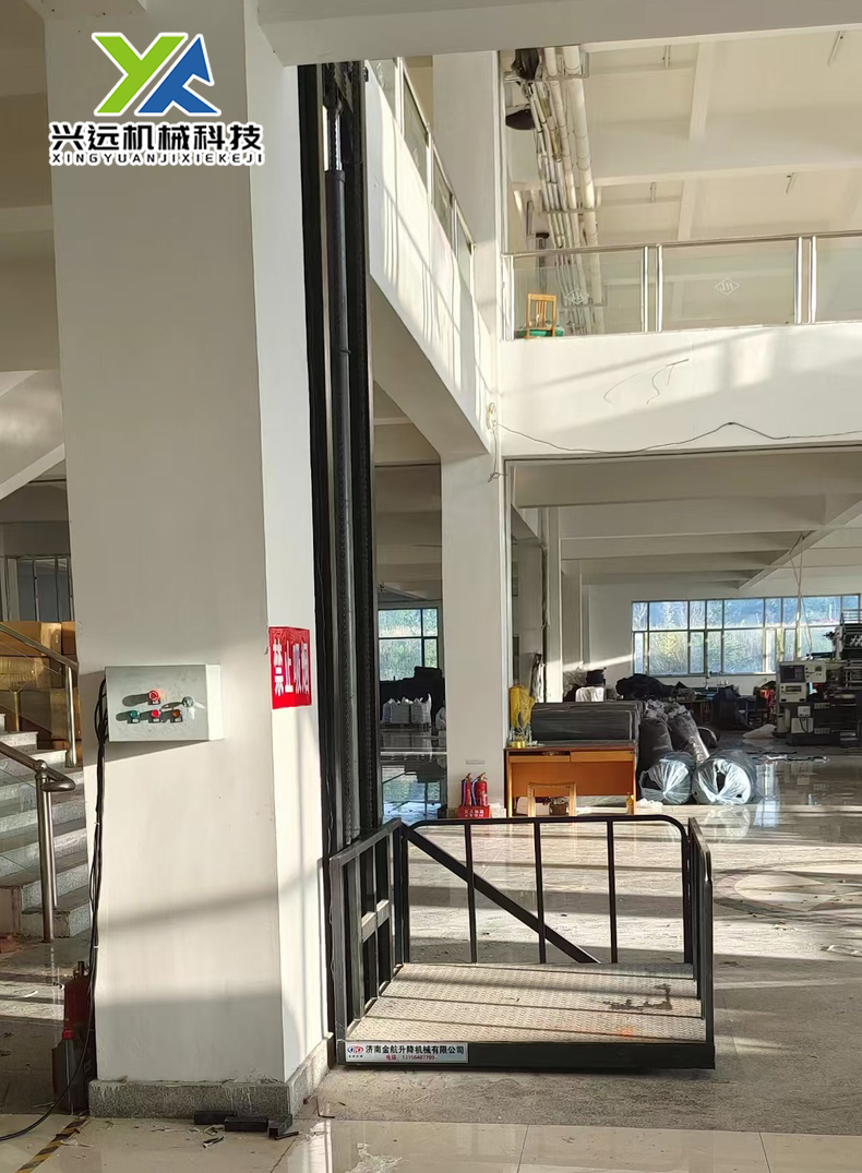 單缸單軌簡易貨梯